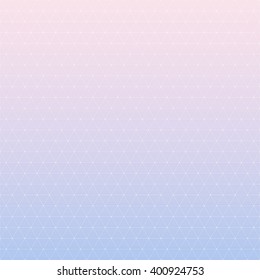 geometric triangle shapes gradient Rose Quartz and Serenity colors background.