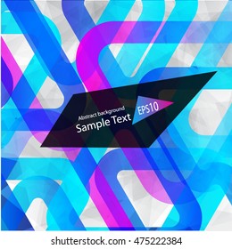 Geometric Triangle Shapes Layout