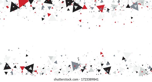 Geometric triangle template corporate concept red black grey and white contrast background. Vector graphic design illustration for presentation design, banner, and much more