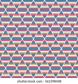 Geometric triangle vector pattern. Can be used for wallpaper, pattern fills, textile, web page background, surface textures, Image for advertising booklets, banners.