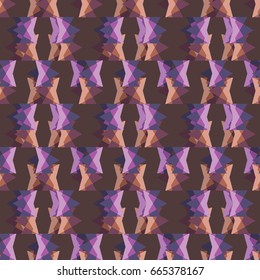 Geometric triangle vector pattern. Can be used for wallpaper, pattern fills, textile, web page background, surface textures, Image for advertising booklets, banners.
