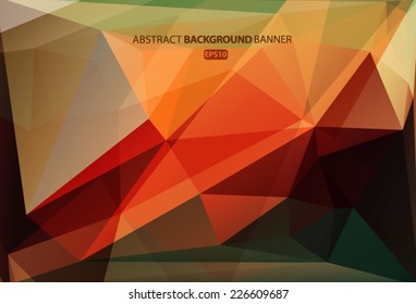 geometric triangles background, polygonal design. Vector EPS 10 illustration.