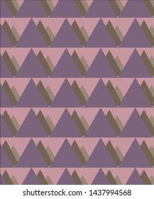 geometric triangles vector pattern design