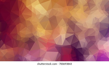 Geometric triangular mosaic colors of sand. vector illustration frame