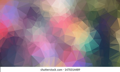  Geometric triangular mosaic colors of the sea and sand sky. vector illustration frame