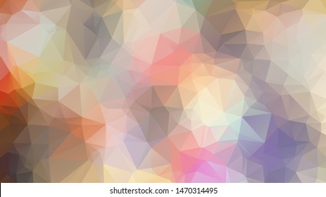  Geometric triangular mosaic colors of the sea and sand sky. vector illustration frame