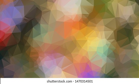  Geometric triangular mosaic colors of the sea and sand sky. vector illustration frame