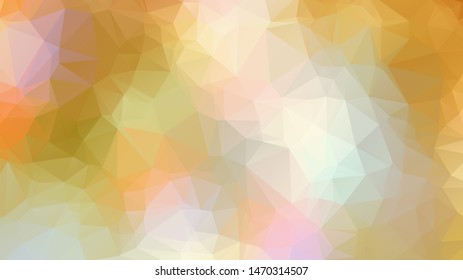  Geometric triangular mosaic colors of the sea and sand sky. vector illustration frame