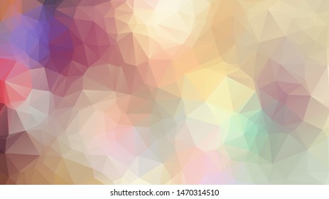  Geometric triangular mosaic colors of the sea and sand sky. vector illustration frame