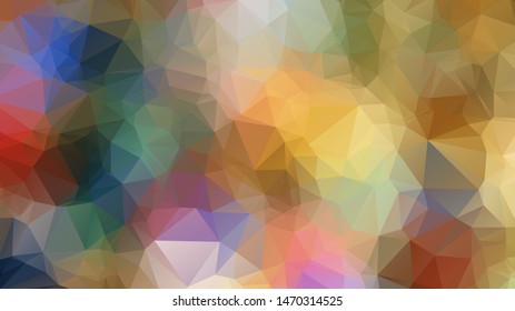  Geometric triangular mosaic colors of the sea and sand sky. vector illustration frame