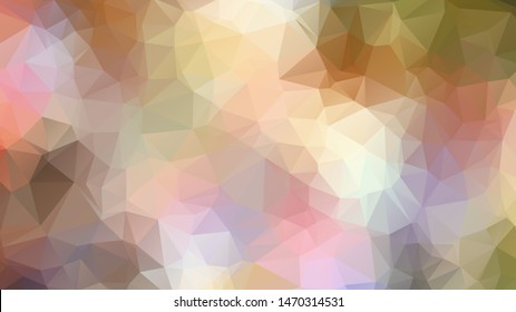  Geometric triangular mosaic colors of the sea and sand sky. vector illustration frame