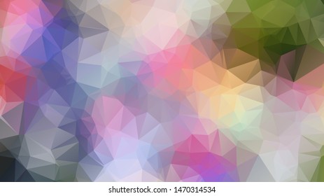  Geometric triangular mosaic colors of the sea and sand sky. vector illustration frame