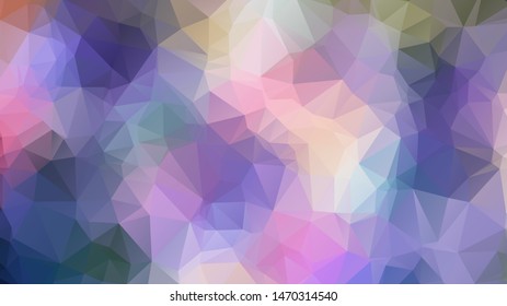  Geometric triangular mosaic colors of the sea and sand sky. vector illustration frame