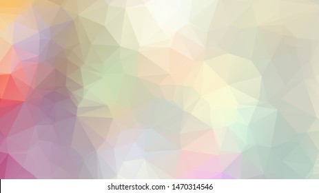  Geometric triangular mosaic colors of the sea and sand sky. vector illustration frame