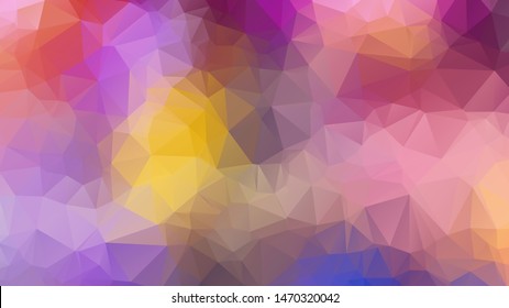  Geometric triangular mosaic colors of the sea and sand sky. vector illustration frame