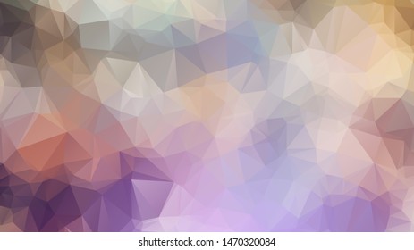  Geometric triangular mosaic colors of the sea and sand sky. vector illustration frame