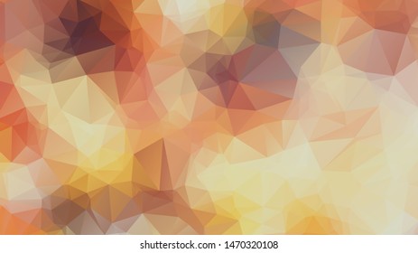  Geometric triangular mosaic colors of the sea and sand sky. vector illustration frame