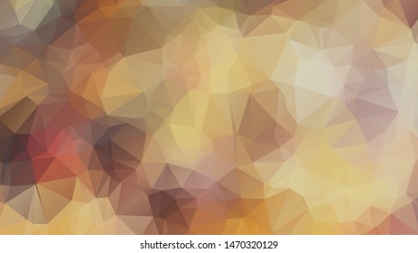  Geometric triangular mosaic colors of the sea and sand sky. vector illustration frame