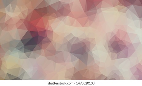 Geometric triangular mosaic colors of the sea and sand sky. vector illustration frame