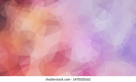  Geometric triangular mosaic colors of the sea and sand sky. vector illustration frame