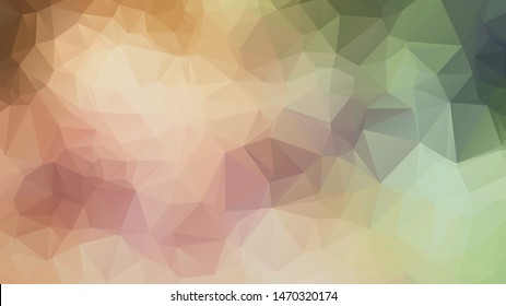  Geometric triangular mosaic colors of the sea and sand sky. vector illustration frame