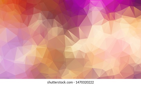  Geometric triangular mosaic colors of the sea and sand sky. vector illustration frame