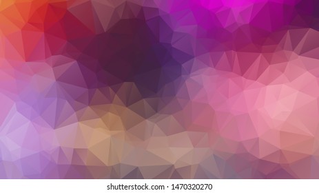  Geometric triangular mosaic colors of the sea and sand sky. vector illustration frame