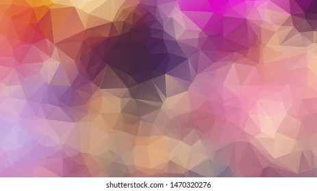  Geometric triangular mosaic colors of the sea and sand sky. vector illustration frame