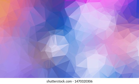  Geometric triangular mosaic colors of the sea and sand sky. vector illustration frame