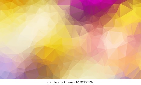  Geometric triangular mosaic colors of the sea and sand sky. vector illustration frame
