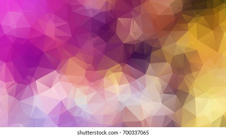 Geometric triangular mosaic colors of the sea and sand sky. vector illustration frame