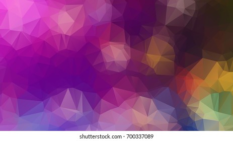 Geometric triangular mosaic colors of the sea and sand sky. vector illustration frame