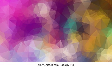 Geometric triangular mosaic colors of the sea and sand sky. vector illustration frame
