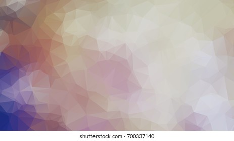 Geometric triangular mosaic colors of the sea and sand sky. vector illustration frame