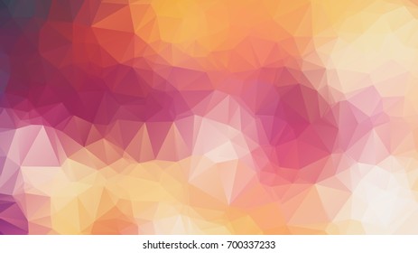 Geometric triangular mosaic colors of the sea and sand sky. vector illustration frame