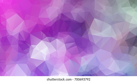 Geometric triangular mosaic colors of the sea and sky. vector illustration frame