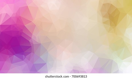 Geometric triangular mosaic colors of the sea and sand sky. vector illustration frame