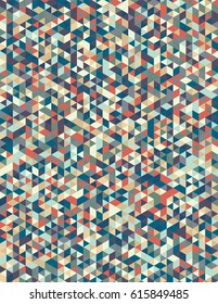 Geometric triangular pattern