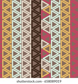 Geometric triangular pieces seamless pattern background