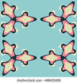 Geometric tribal element seamless vector pattern. Modern stylish texture for Design, Website, Background, Banner