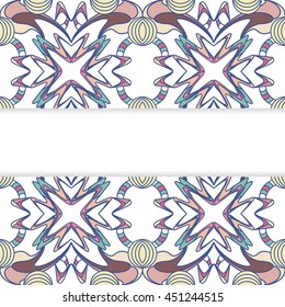 Geometric tribal element vector pattern. Ornament illustration concept. Modern stylish texture for Design, Website, Background, Banner, Wedding Cards