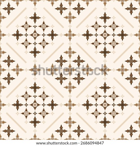 Geometric tribal ethnic boho indian texture ornament seamless pattern fabric design
