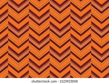 Geometric Tribal ethnic vector texture  striped pattern