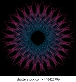 Geometric tribal mandala element vector pattern. Modern stylish texture for Design, Website, Background, Banner