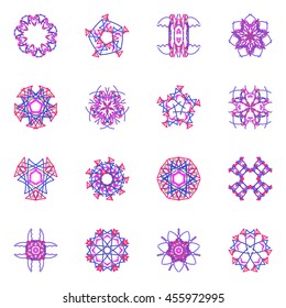 Geometric tribal mandala element vector pattern. Modern stylish texture for Design, Website, Background, Banner