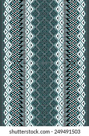 Geometric tribal pattern