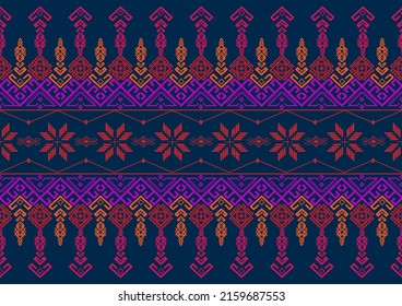 
geometric tribal pattern fabric background textile media
