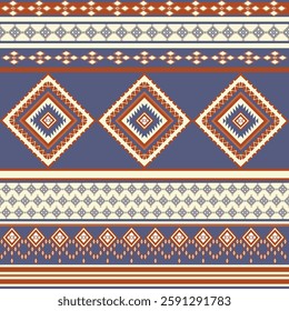 Geometric Tribal Pattern vintage aztec textile texture for wallpaper or fabric decor
