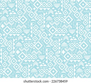 Geometric Tribal Print - Seamless Wallpaper Repeat