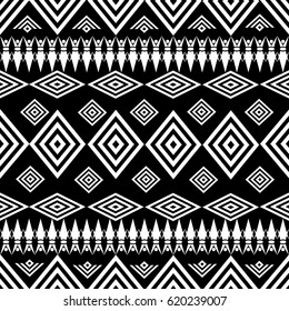 Seamless Vector Black White Pattern Style Stock Vector (Royalty Free ...